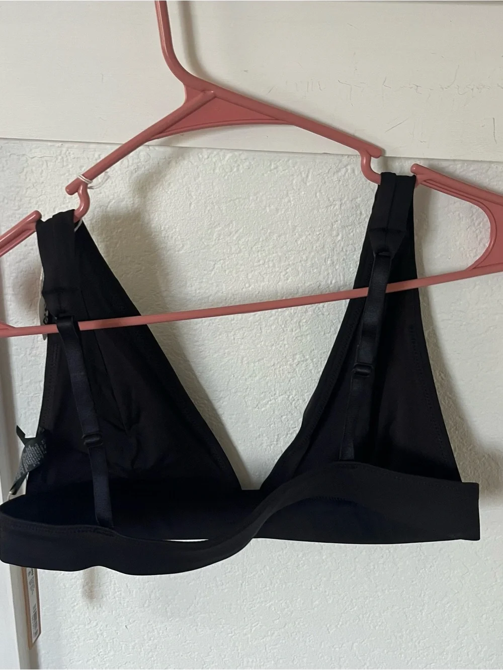 Skims Women's Large Recycled  Swim Plunge Swim Bikini Top NWT.